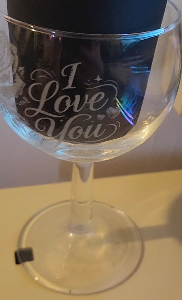 Personalised Wine glasss
